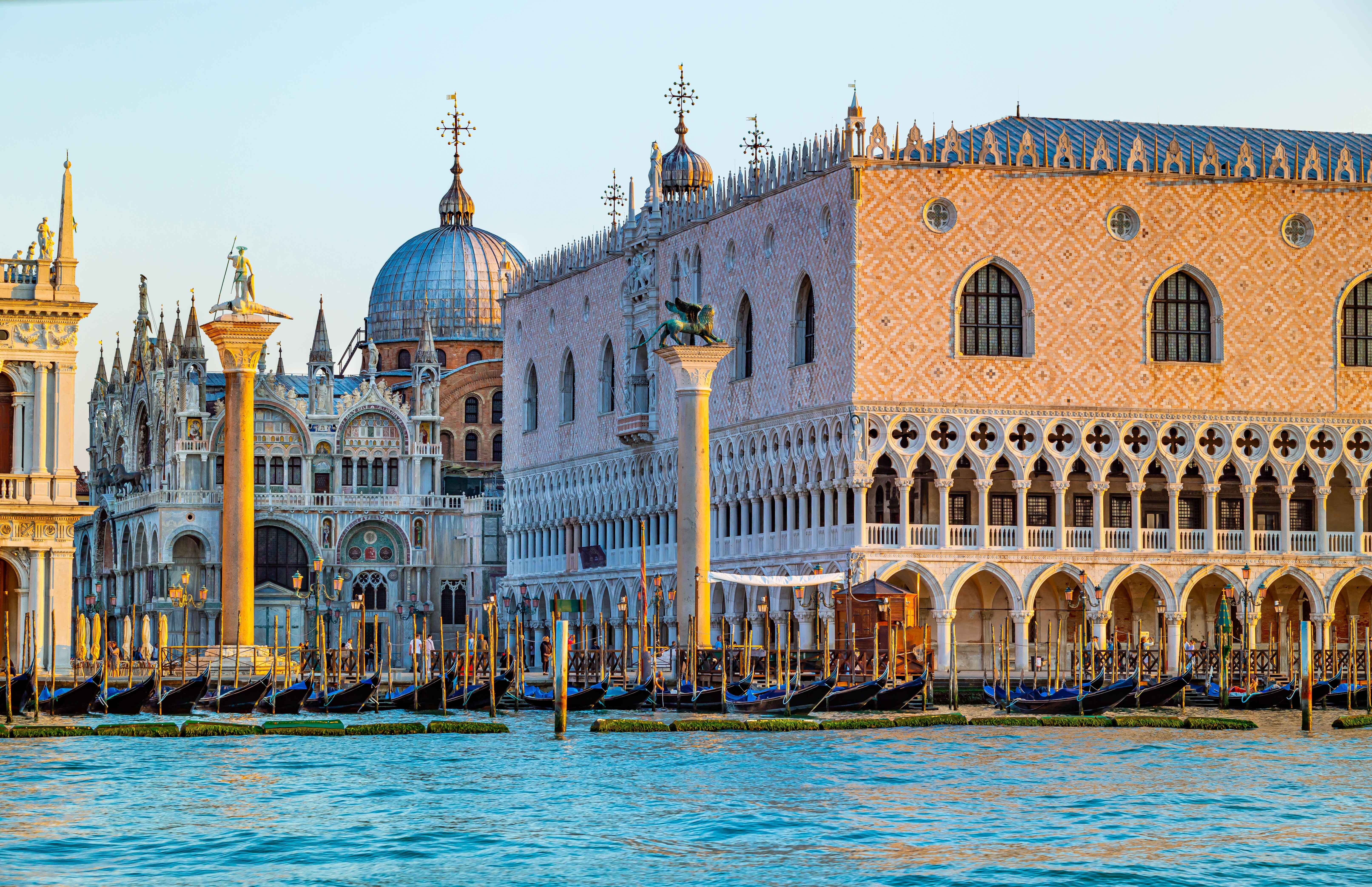 St. Mark's Square in Venice , Italy